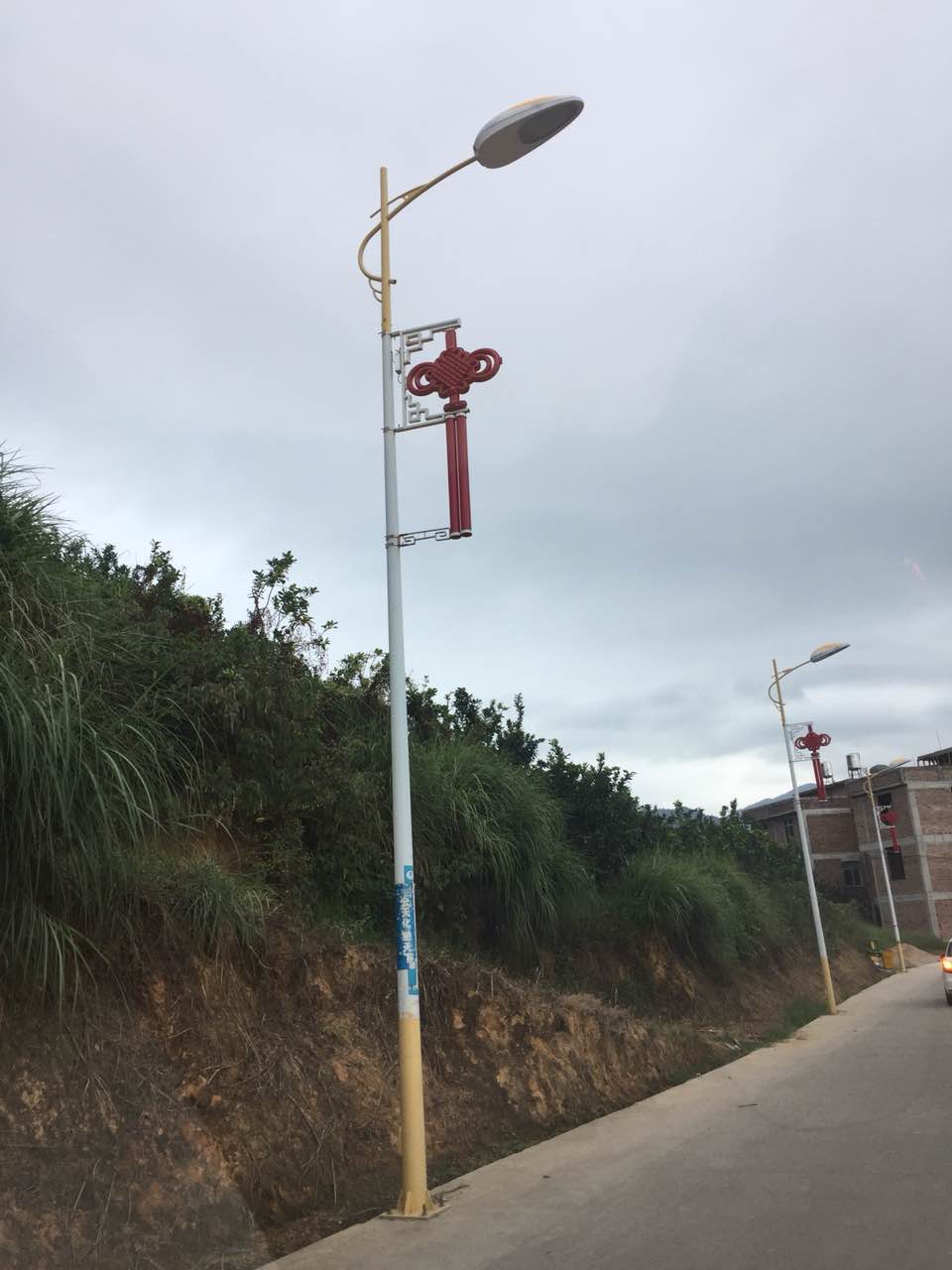 福建漳州48套led中國結路燈竣工，曬圖啦！